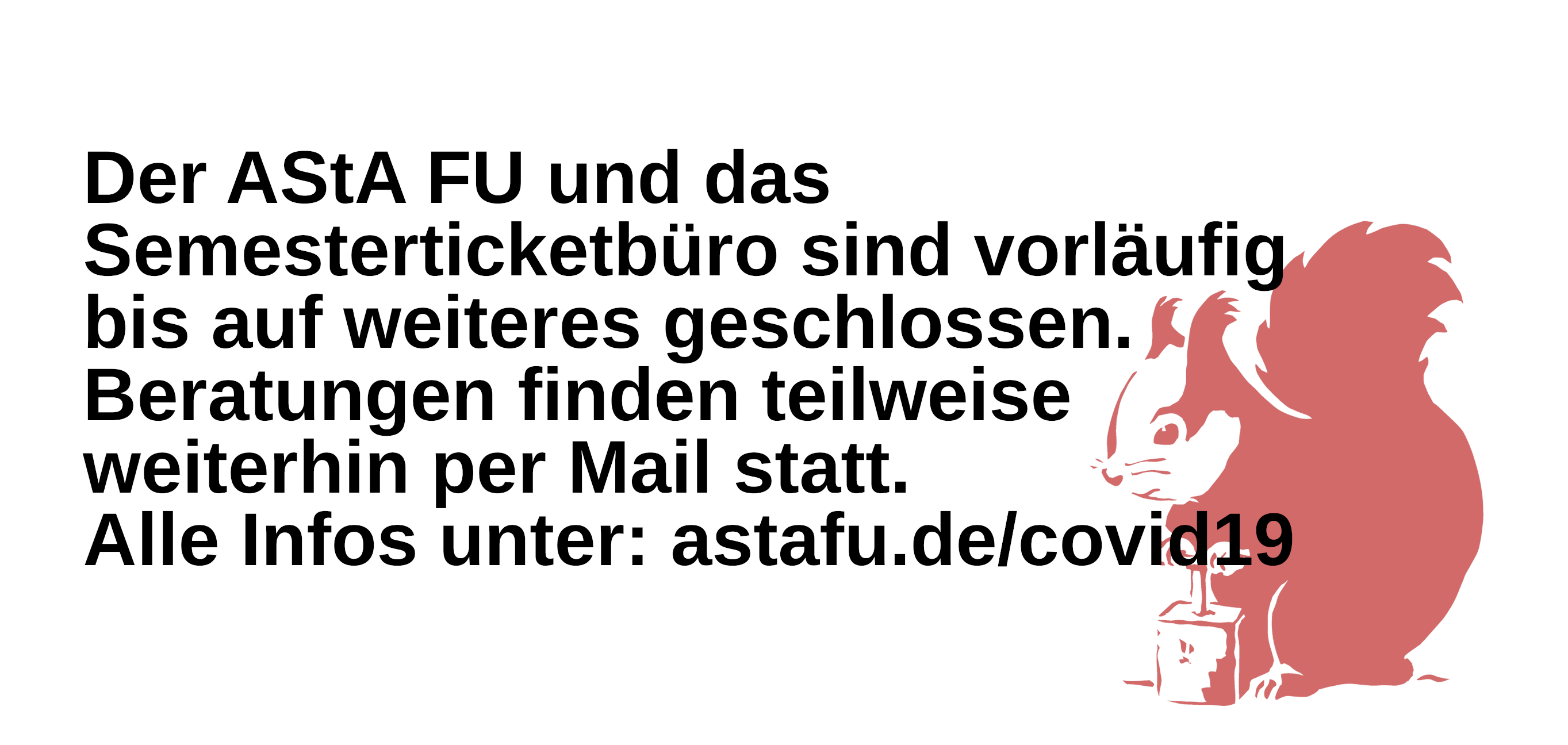 Situation des AStA während der Coronavirus-Pandemie